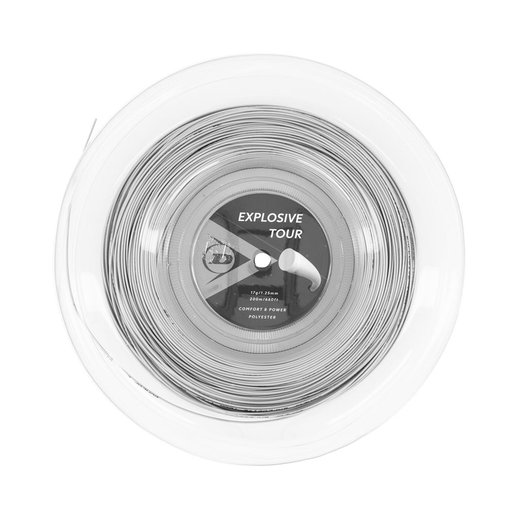 Dunlop Tennissaite Explosive Tour (Haltbarkeit+Kontrolle) silber 200m Rolle